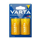 Батарейка, VARTA, LR20 Longlife, D, 1.5 V, 2 шт., Блистер